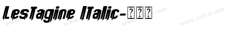 Lestagine Italic字体转换